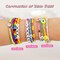 Friendship Bracelet Kit 3mm Seed Beads, 30000 Pcs 8/0 Glass Seed Beads 96 Colors Small Beads Bulk with Letter Bead Charms for Jewelry Making Girls Rings Necklaces Waist Chain DIY Craft Gift